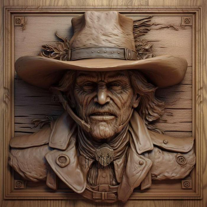 Jonah Hex 1 stl model for CNC